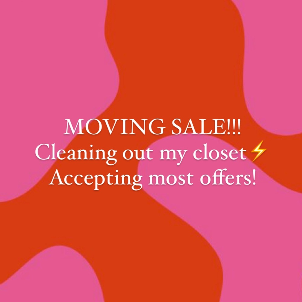 I’m moving so I have to get rid of my stuff! Make me an offer!